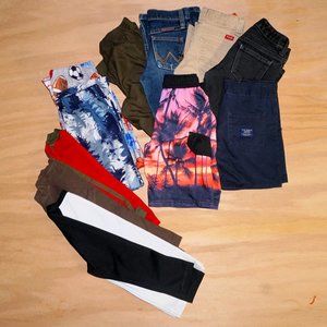 11 piece lot of boy's clothes size 6/7 mostly EUC